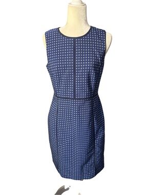 J. Crew women’sSleeveless powder Dot-Print Sheath Dress corp core timeless style